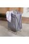 Nola Laundry Hamper 35x25x48cm - Grey - 2