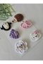 Hairless Baby Hair Clips 6-Piece Mixed Sets Hanmade Knitted Organic Baby Hair Accessories - 5