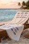 Beach Towel Patterned Sea Towel Muslin 100% Cotton Peshtemal Towel 90X170Cm