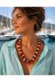 Coral-Inspired Turquoise Detailed Design Necklace, Special Design with the Summer Elegance of Handcrafted Artistry. - 2