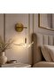 أبليك جداري بتصميم طائر مودرن بإضاءة LED فاخرة - 2