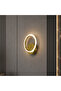 TT305-1-SR (مع ضوء LED أبيض) شمعدان LED دائري مفرد مطلي باللون الأصفر - 2