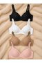 Laser Cut Wire-Free Half Support Bra - 4