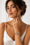 Luna Twist Silver Cuff Bracelet – Stainless Steel Open Cuff Bracelet - 4