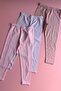 Nutelis |   3-Piece Girls' Cotton Long Leggings Soft Flexible Breathable for Daily Use - 2