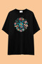 Funny Mood Animals T-Shirt |   Unisex 100% Cotton Black & White Animal Print Special Design Tee