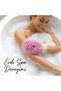 1 Piece Pink Premium Bath Shower Scrub Exfoliating Glove 100% Natural for Normal Skin - 5
