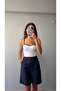 High Waist Fabric City Boy Shorts
