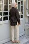 Aller Detailed Tunic Y0123 - Brown - 3