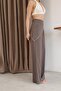 Pareo Detailed Palazzo Trousers Mink - 3