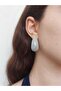Steel Plated Ultra Light Material Zircon Stone Earrings - 2