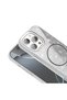 iPhone 15 Pro Case Non-Spill Glitter Silicone Magsafe Camera Raised Omsy - 5