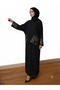 Standard Ferace with Zippered Cuffs and Pockets, with Sequin Detail, Loose Cut, Can Be Weared in Sizes 40-48. - 3
