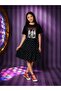 Wednesday Printed T-Shirt and Skirt Set - 4