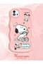 Realme C11 2021 Compatible Case Camera Protector Pink Silicone Couple Phone Case Stripe Pattern - 2