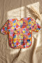 Long Sleeve Liquid-Proof Fruit Patterned Baby Food Bib - Blw Compatible with Pockets and Stain-Proof Feeding - 5
