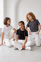 Girls' and Boys' Basic T-Shirt Set of 3 Cotton Short Sleeve Children's T-Shirt 2-13 Years T-Shirt - 3