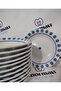 Porcelain Plate 12 Pieces 17 cm (Small) Deep Plate (2 Fork Gifted)