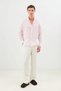 Pink Cotton Relax Fit Men's Shirt - 4