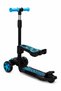 Children's Scooter with Seat, 3 Wheels, Foldable, Led Lighted, Adjustable, Blue +3 Years - 4