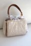 Premium Series Women's Hand and Shoulder Bag with Gold Emblem Cross Strap Shoulder Bag En26 Size20 - 9
