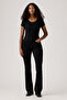 725 High Waist Bootcut Women's Black Jeans