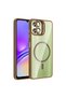 Galaxy A06 Case with Camera Stand, Magsafe Supported, Transparent Back, Silicone Omsy