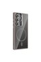 Galaxy S24 Ultra Case with Camera Stand Magsafe Supported Transparent Back Silicone Shrp - 3