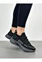 Women's black sneaker - everyday orthopedic ultra-light sole walking & athletic shoe - 3