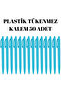 Plastic Ballpoint Pen 50 Pieces Ballpoint Pens Write in Blue Color Flip - 3