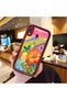 Samsung Galaxy A30 Compatible Case Camera Protector Claret Red Silicone Couple Phone Case Butterfly Pattern