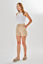 Women's Muslin Shorts 100% Cotton with Pockets - 4
