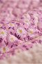 Daisy Patterned Quilted Single Pique Set |   1 Piece Pike 160X230 Cm, 1 Piece Pillowcase 50X70 cm |   Soft, Cotton Set - 4