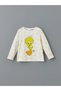 Lcw Baby Ecru Tweety Printed Girls' Pajama Set - 2