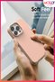 Deep Purple Liquid Inside Velvet Matte Silicone Case for iPhone 14 Pro - 6