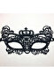 Black Lace Embroidered Prom Mask No. 9 - 2