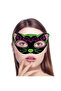Black Velvet Embroidered Cat Mask - 2