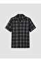 Esvab • Modern & Distinctive Standard Fit Checkered Embroidered Men's Pajama Set - 7