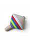 Traditional Handmade Painted Wooden Spinning Top - Nostalgic Street Toy
