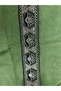 Sequin Embroidered Floral Pattern Lace Ribbon 5 cm Black-Gold - Evening Dress, Dress, and Home Textile Decoration 1 Meter