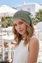 Openwork Monochrome Women's Bandana