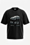 تي شيرت أسود كبير الحجم مطبوع بتصميم Eazy E Buick Grand National