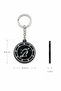 Zodiac Sign Keychain Aries - Plexiglass Gift Zodiac Themed Keychain, Birthday Gift - 6