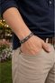 10 Chakra Natural Stone 316L Stainless Steel Chain Men's Women's Bracelet with Energy Stones Unisex Modern Design - 2
