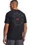 Ua Black Men's Loose Fit Men's Graphic T-Shirt - 2