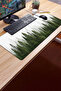 Keyboard Mousepad 40X90Cm Foggy Pines Seamless Edge Smooth Liquid-Proof Non-Slip Base - 3