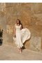 Beige Linen Corset Blouse with Rope Detail - 4
