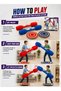 Jousting Challenge Set for Kids Ages 5+, 2 Inflatable Jousting Lances with Dual Handles and 2 Wooden Balance Boards for Two-Player Active Play, Balance and Coordination Family Match Game - 6