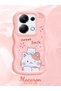 Poco M6 Pro 4g Compatible Case Camera Protector Pink Silicone Couple Phone Case Cat Pattern - 2