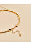 Women Gold Layered Pendant Necklace - 3